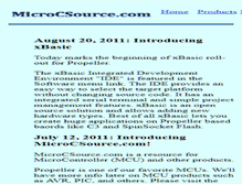 Tablet Screenshot of microcsource.com